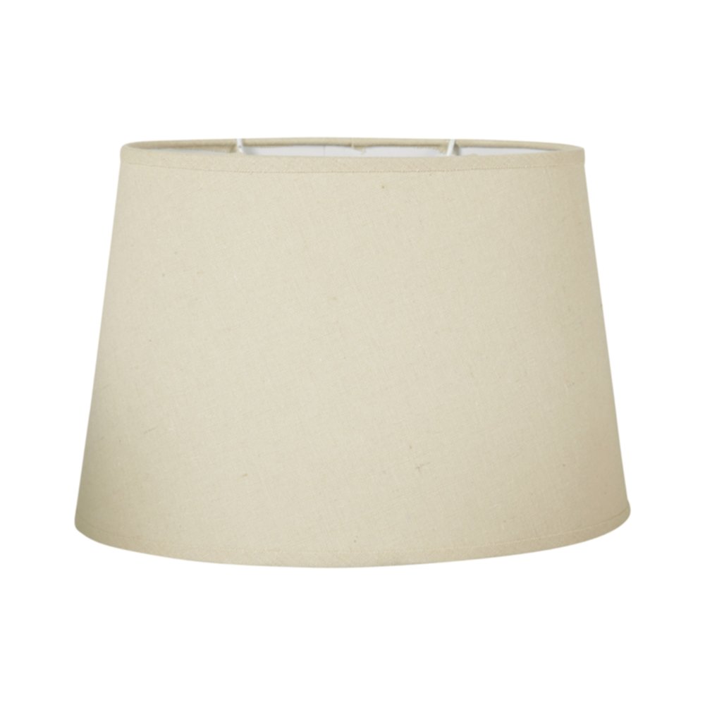 Abat-jour ovale 31 x 31 x 20,5 cm lin - OSTARIA
