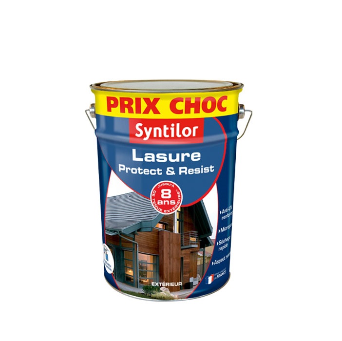Lasure Protect & Resist 8 ans - 5L - incolore - SYNTILOR