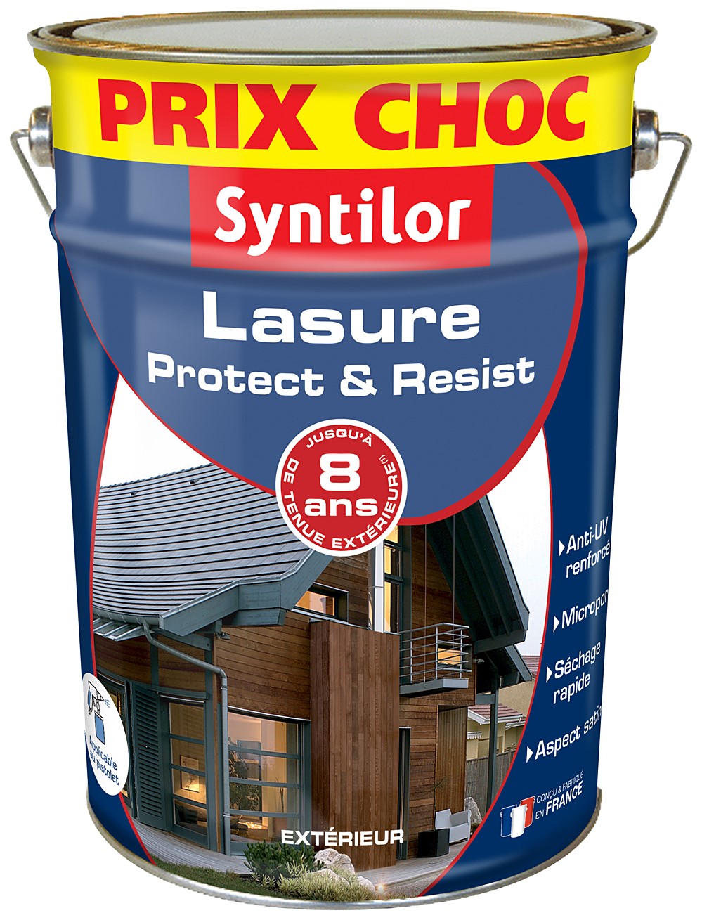 Lasure Protect & Resist 8 ans - 5L - chêne doré - SYNTILOR