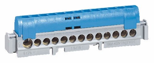 Bornier neutre 12x16+1x25mm2