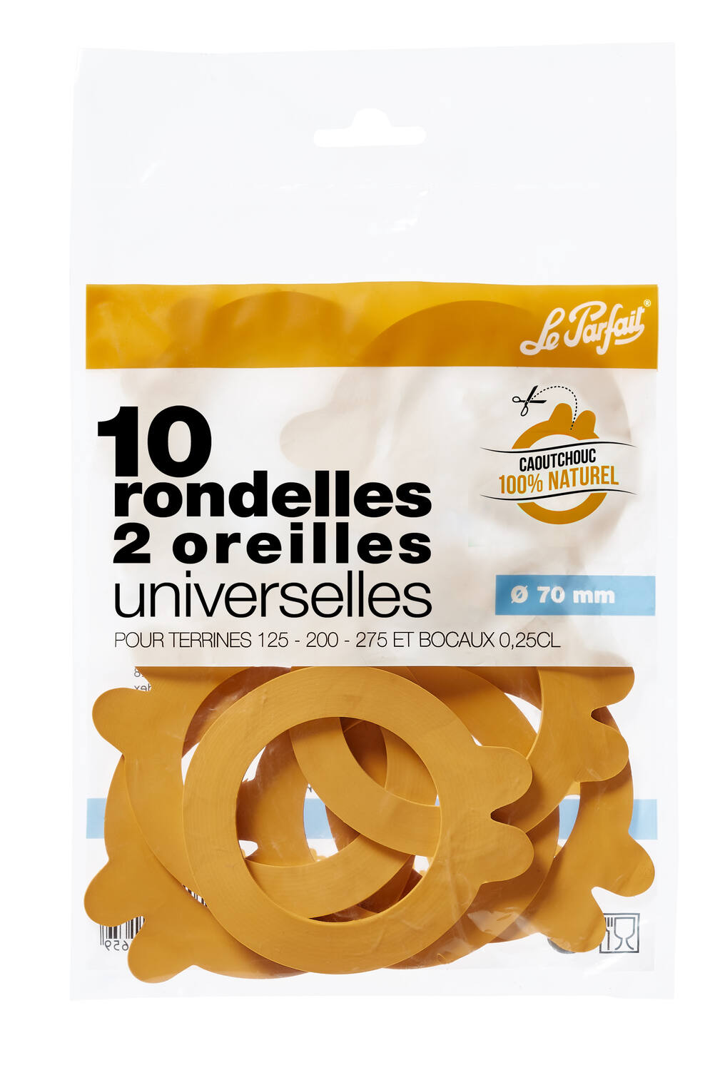 Rondelles 2 oreilles Ø70mm x10 - LE PARFAIT