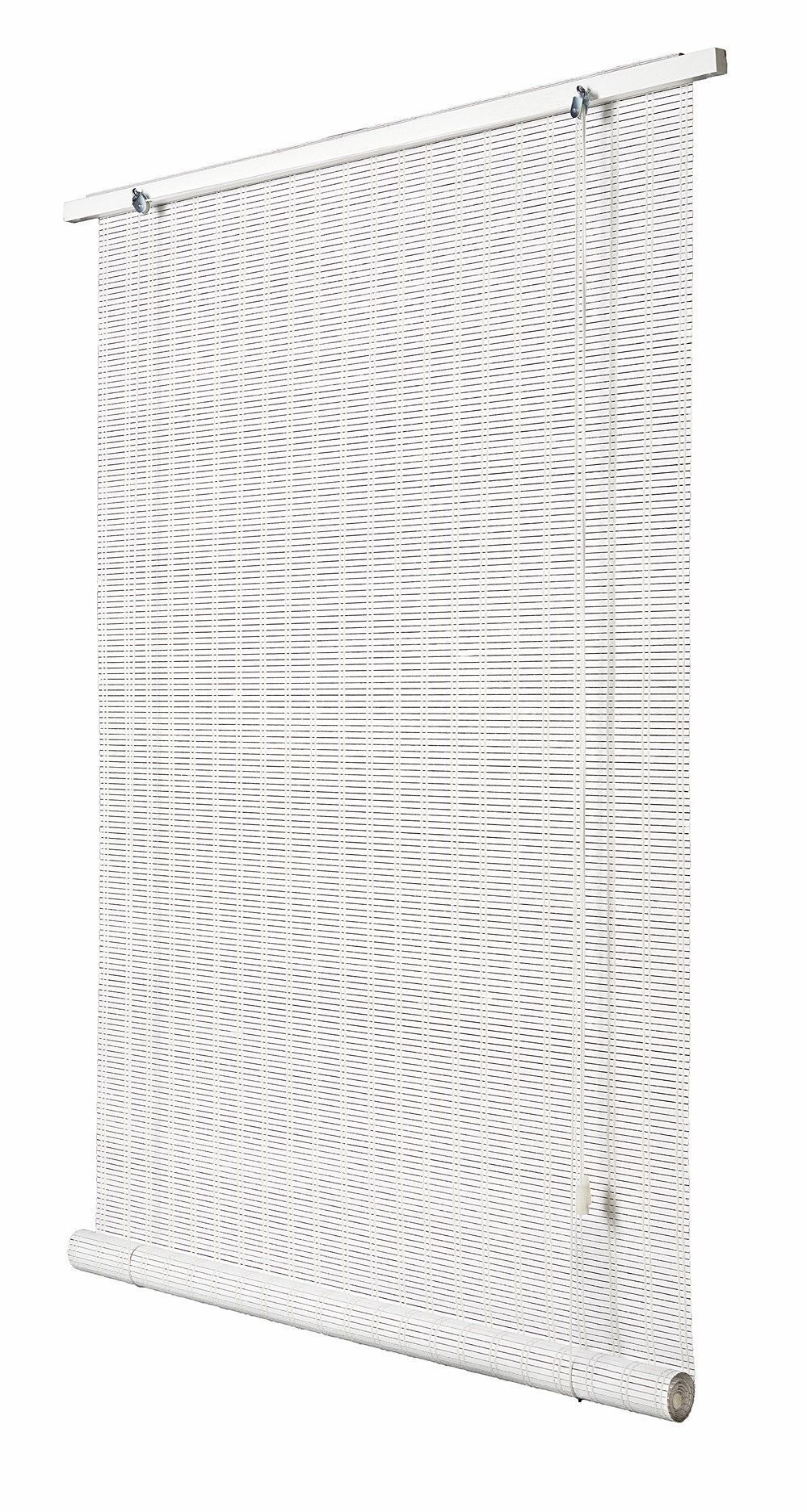 Store enrouleur intérieur/extérieur blanc larg. 60 cm x haut. 180 cm