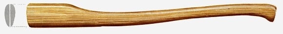 Manche de hache canadienne 60x22x900mm frêne
