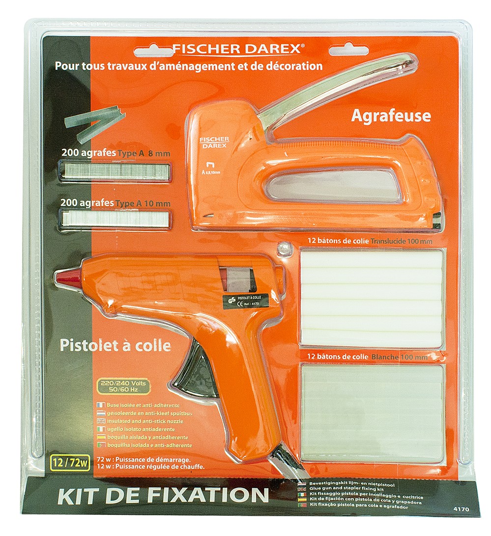 Agrafeuse et pistolet à colle - FISCHER DAREX