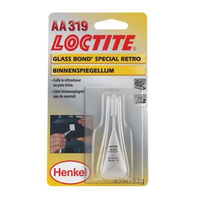 Colle Glass Bond spécial rétro AA 319 0,5ml - LOCTITE