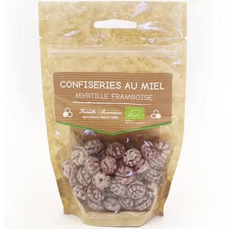 Bonbons framboise myrtille bio