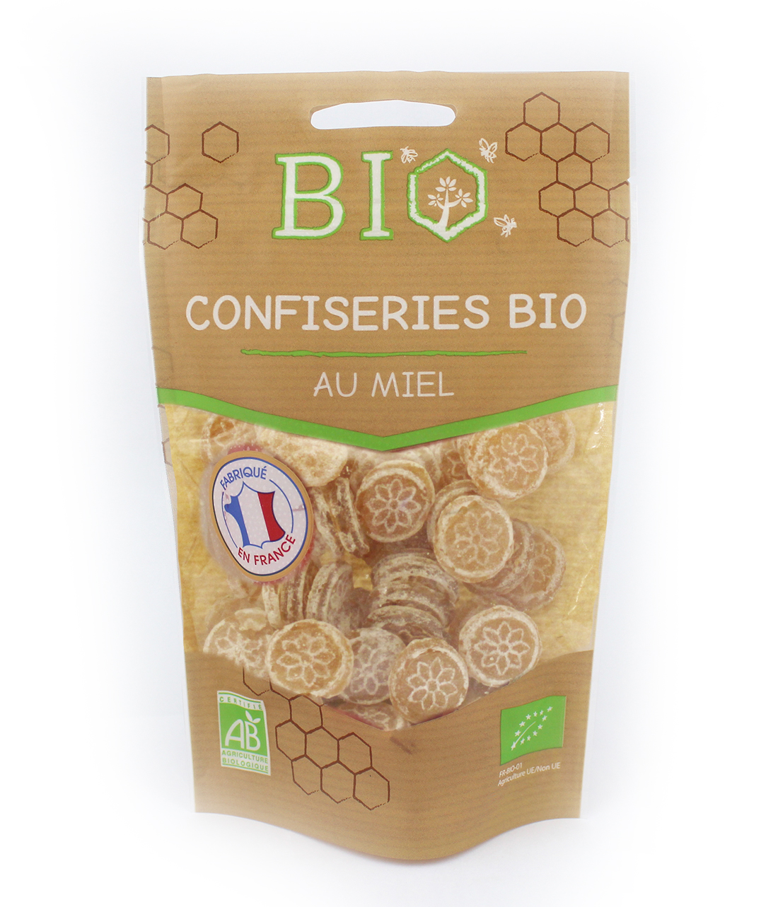 Bonbons pastille au miel bio
