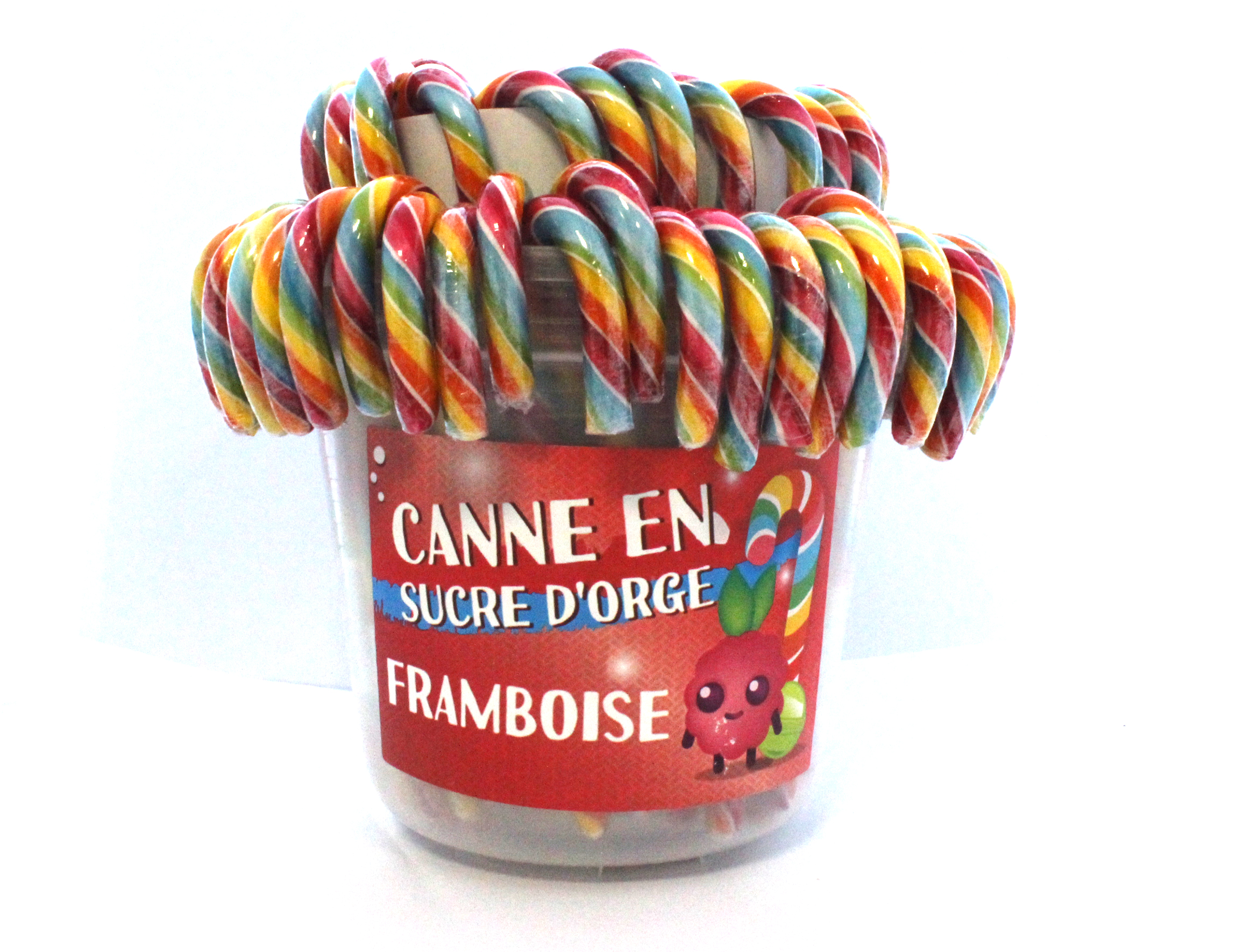 Sucre d'orge canne framboise 28g