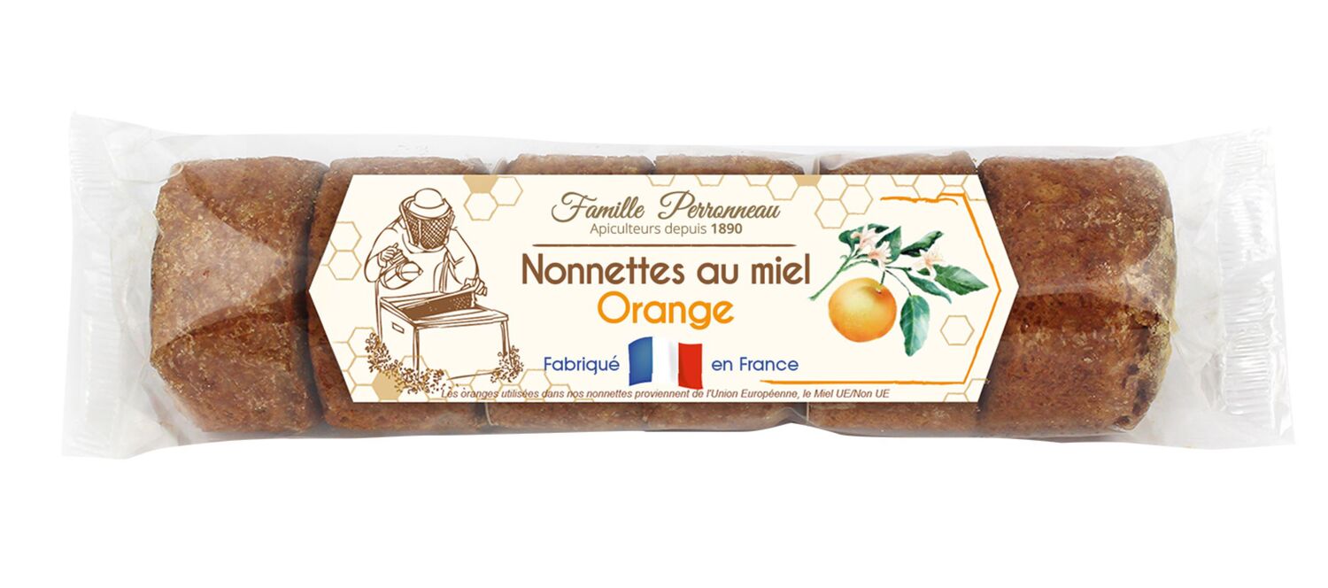 Nonnettes fourrées orange x 6 150G