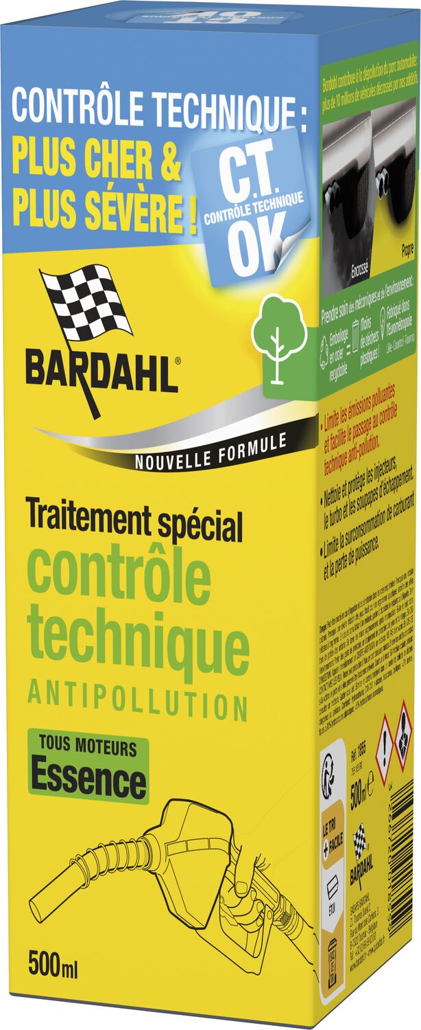 Traitement contrôle technique essence - BARDAHL