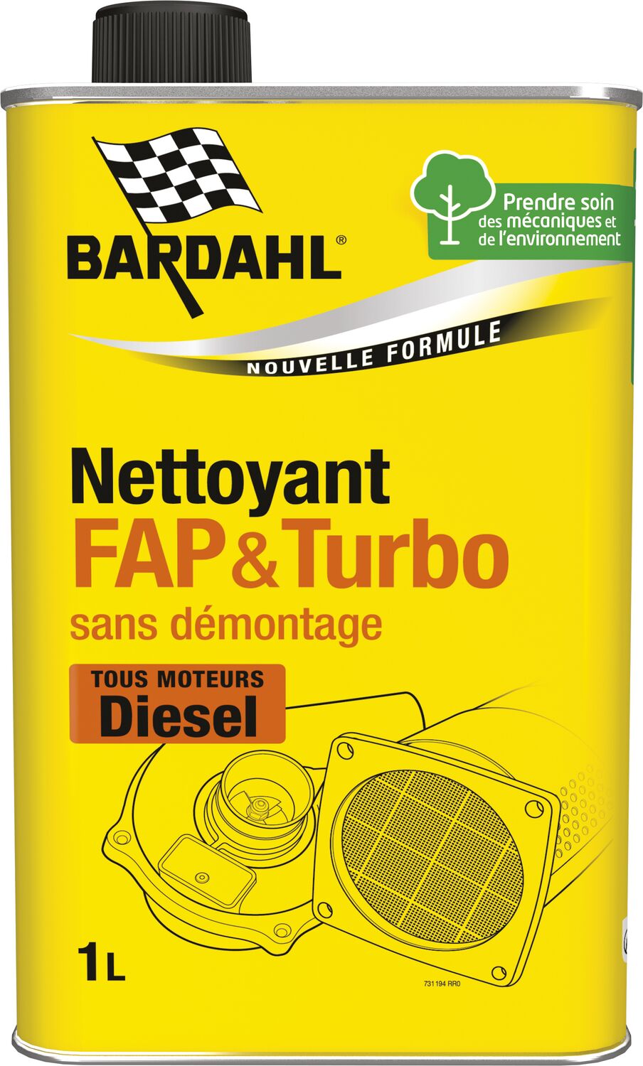 Nettoyant FAP & turbo diesel curatif 1L - BARDAHL