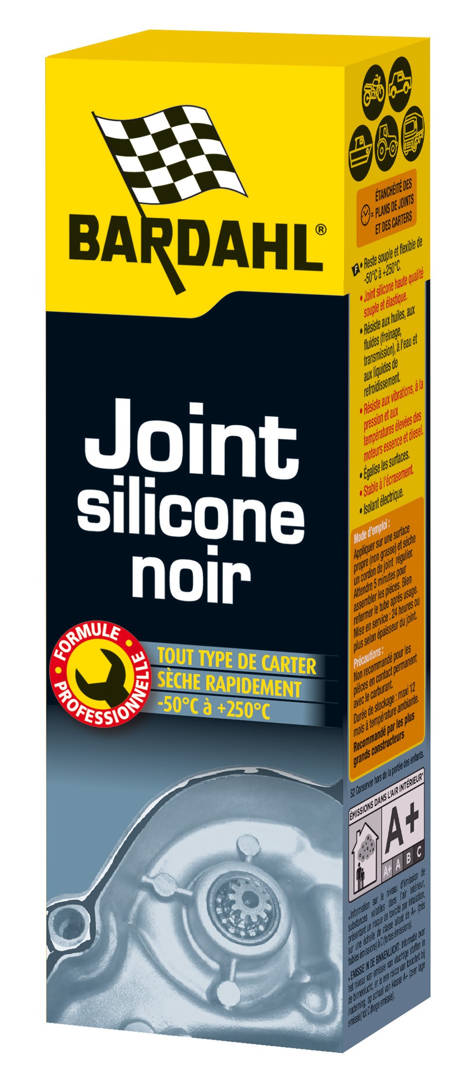 JOINT SILICONE NOIR