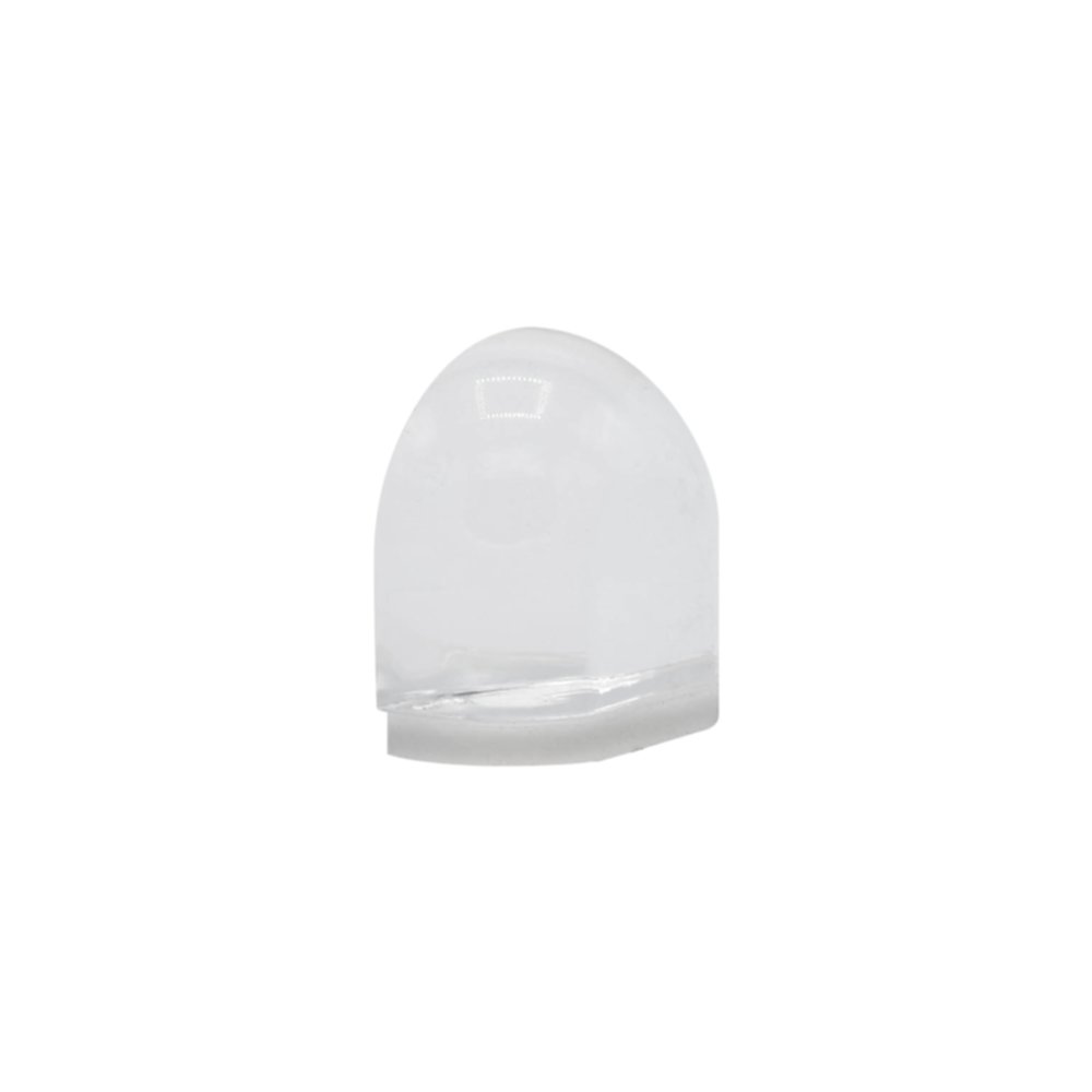 Butée de sol demi-lune 41 x 20 mm plastique transparent - CIME