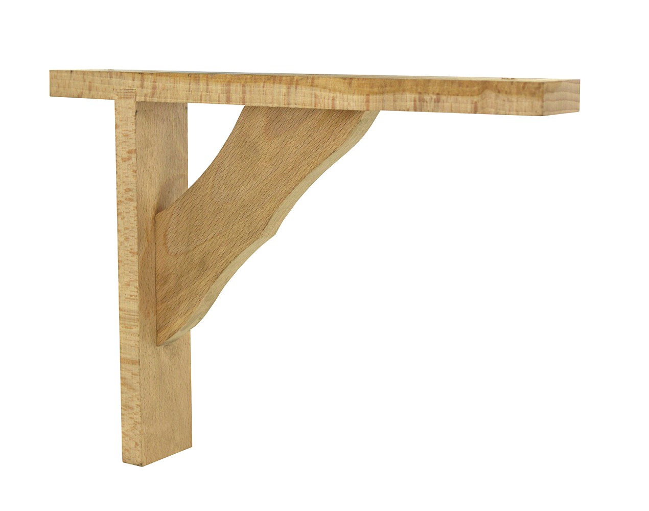 Equerre décorative hêtre brut 230 x 280mm - CIME