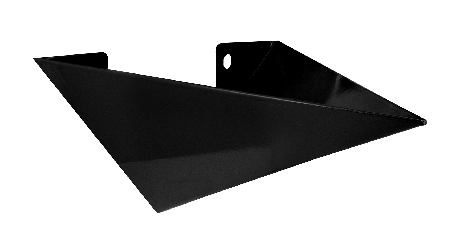 2 équerres iceberg décorative acier noir  l.126.7 x p167.7 x h74.4mm - CIME
