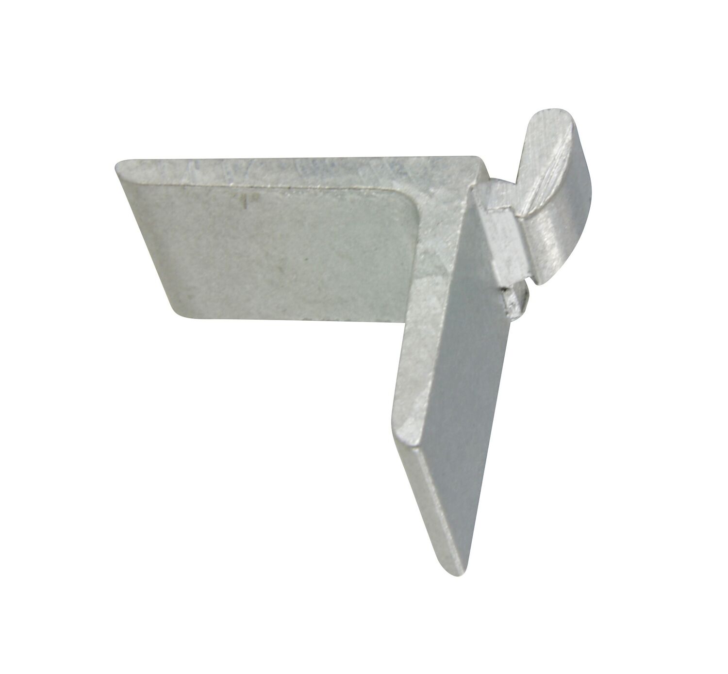 Lot de 100 taquets pour crémaillère de 11 à 14 mm aluminium ton argent