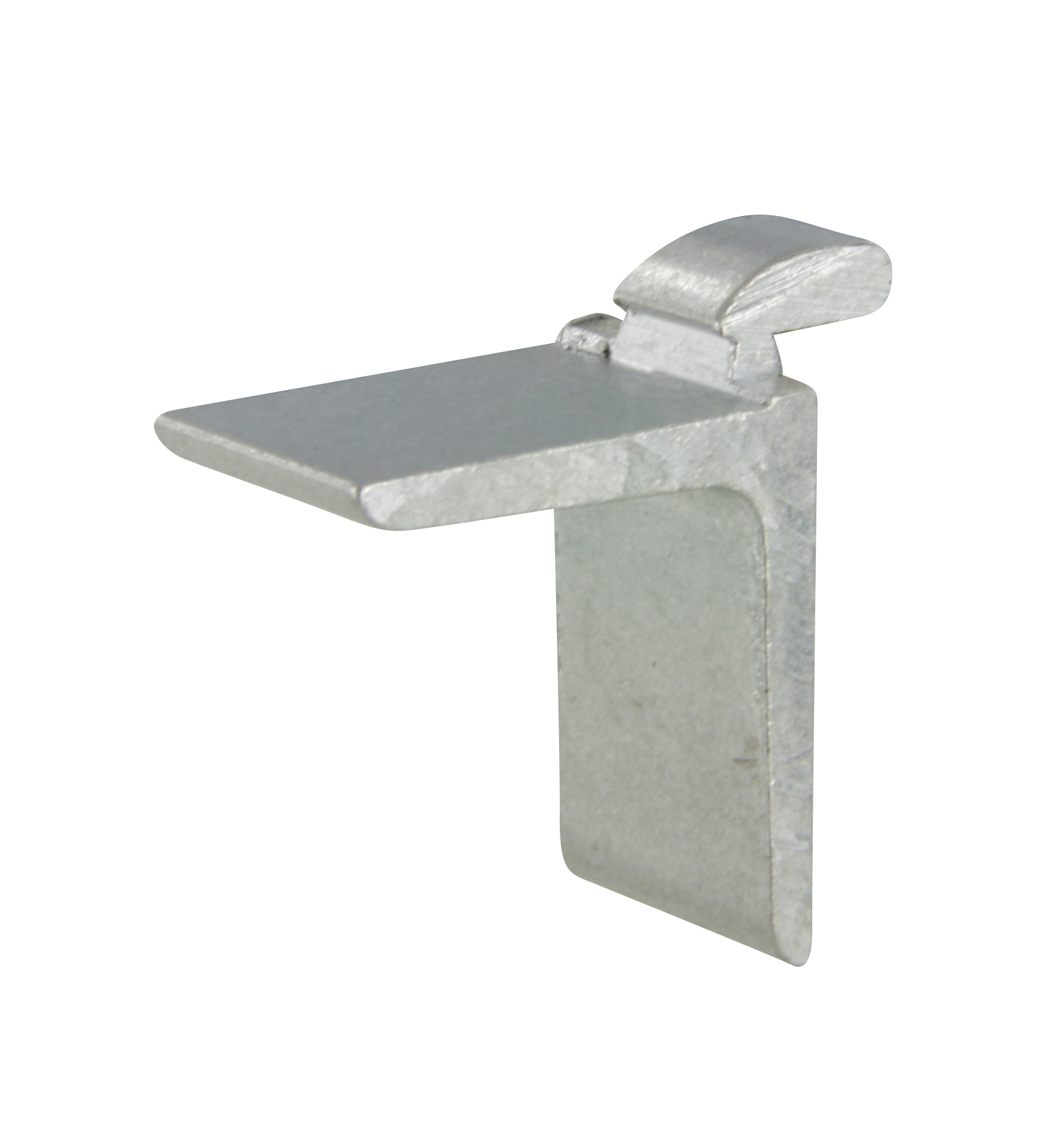Lot de 100 taquets pour crémaillère de 11 à 14 mm aluminium ton argent