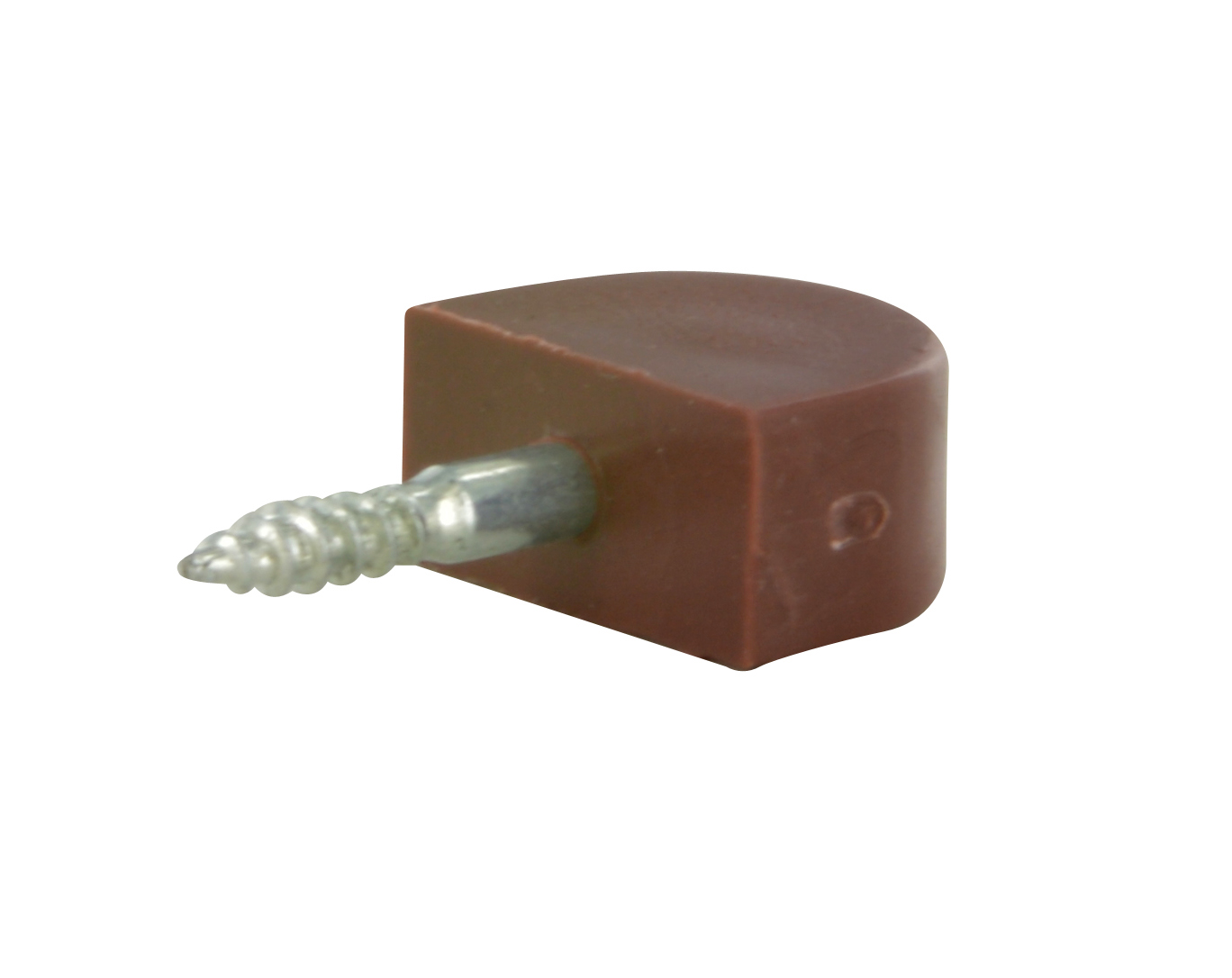 Lot de 24 taquets à visser Ø2,5 mm plastique brun