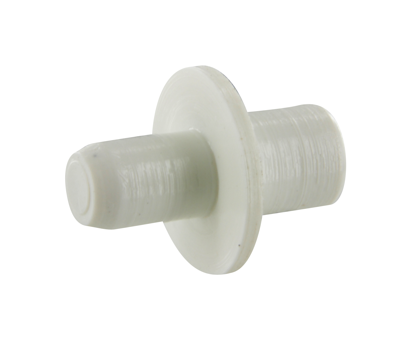 Lot de 24 taquets d'étagère à enfoncer plastique blanc. perçage Ø5 ou 6mm - CIME