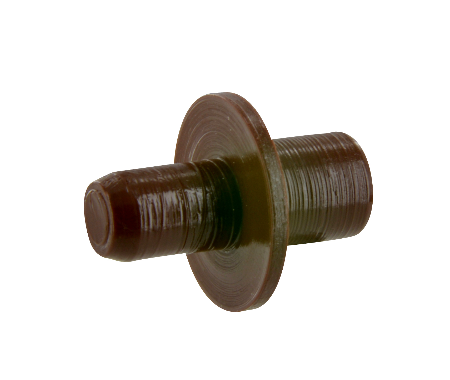 Lot de 24 taquets à enfoncer Ø5-6 mm plastique brun