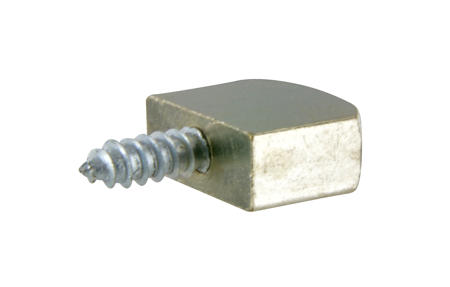Lot de 8 taquets à visser Ø3mm 10x12mm laiton nickelé