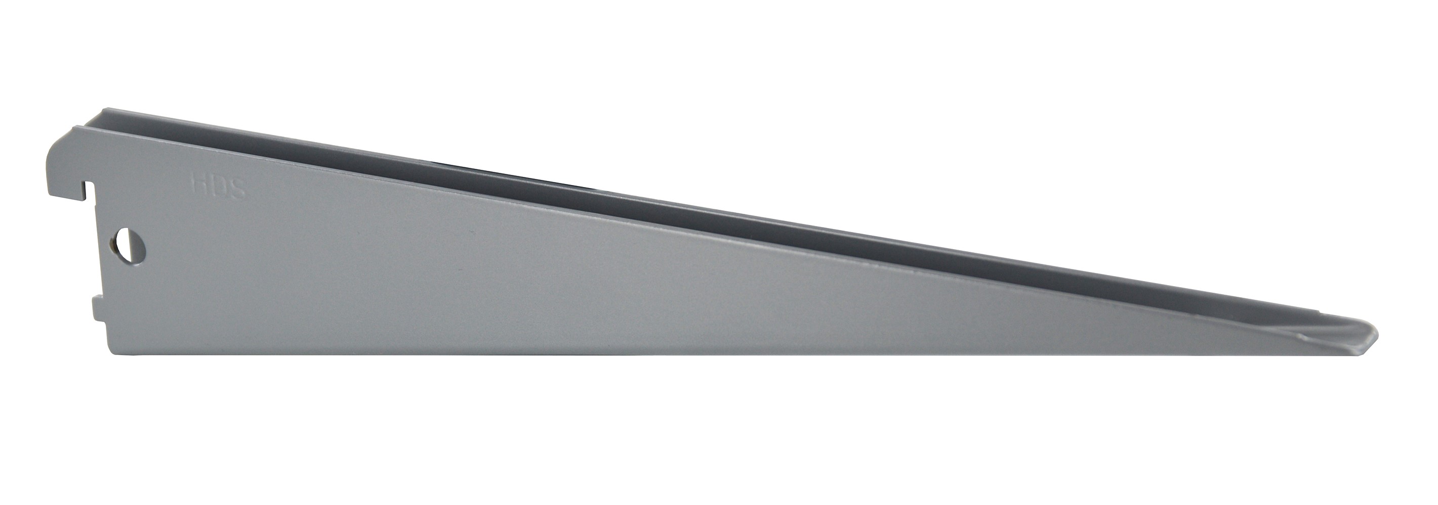 Console double 270 mm acier époxy gris - CIME