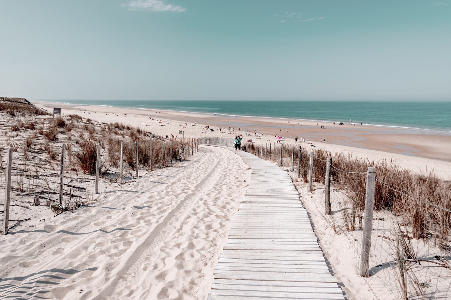 Toile Chemin de Plage 65x97cm