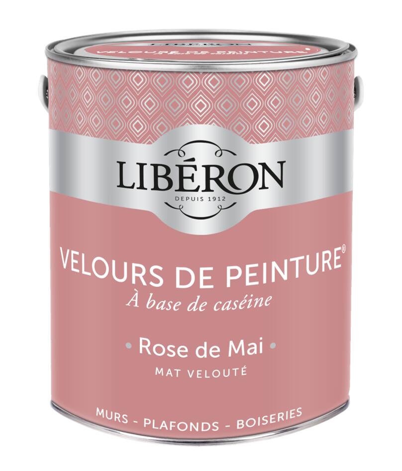 Peinture Murale Velours Rose de Mai 2,5L - LIBERON