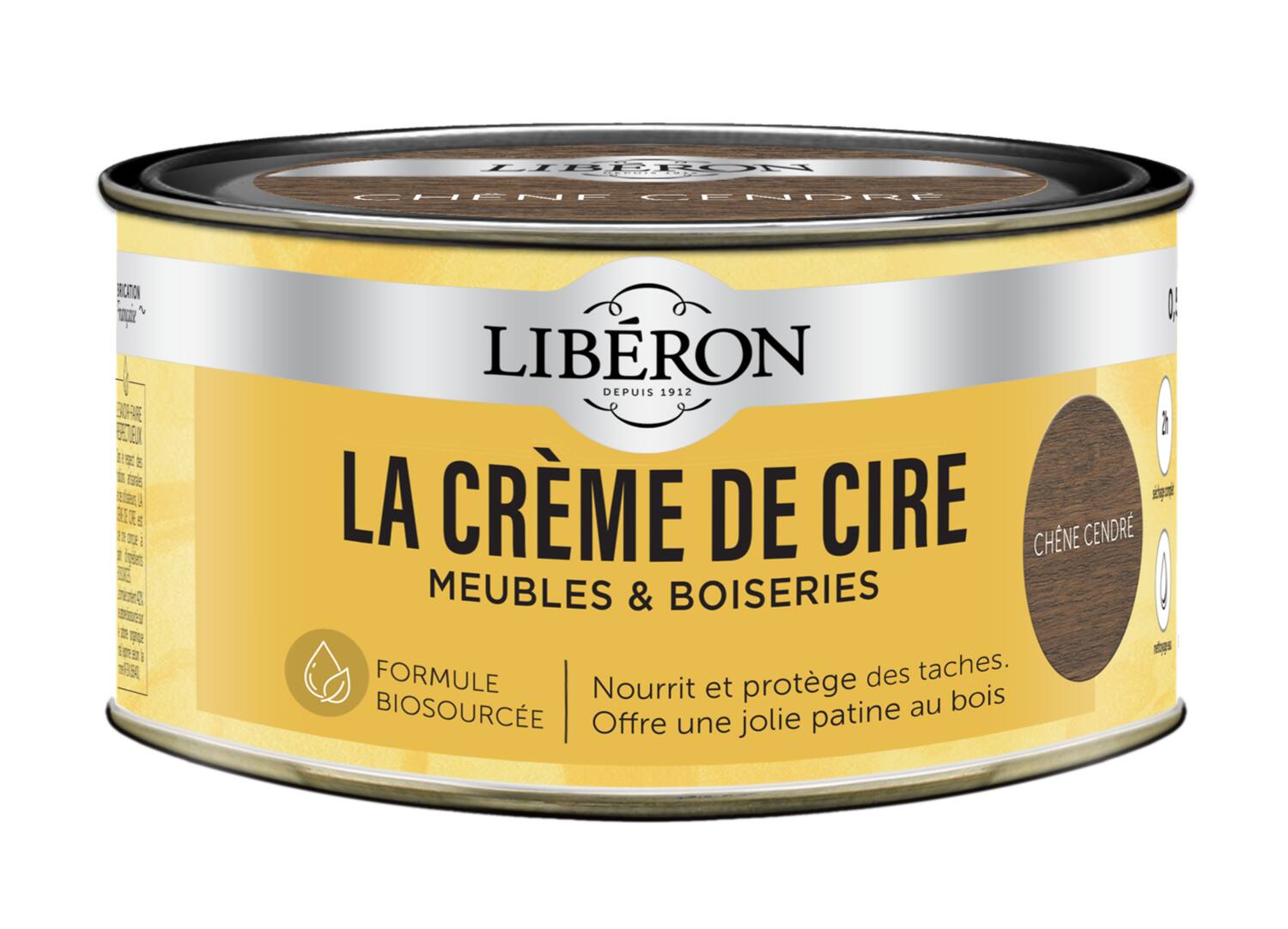 La Crème de Cire Pâte Chêne Cendré 0,5L - LIBERON