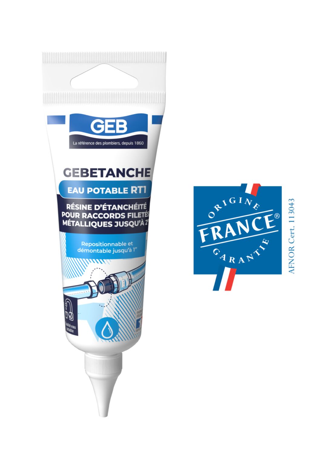Résine étanchéité gebetanche rt1 50ml - GEB