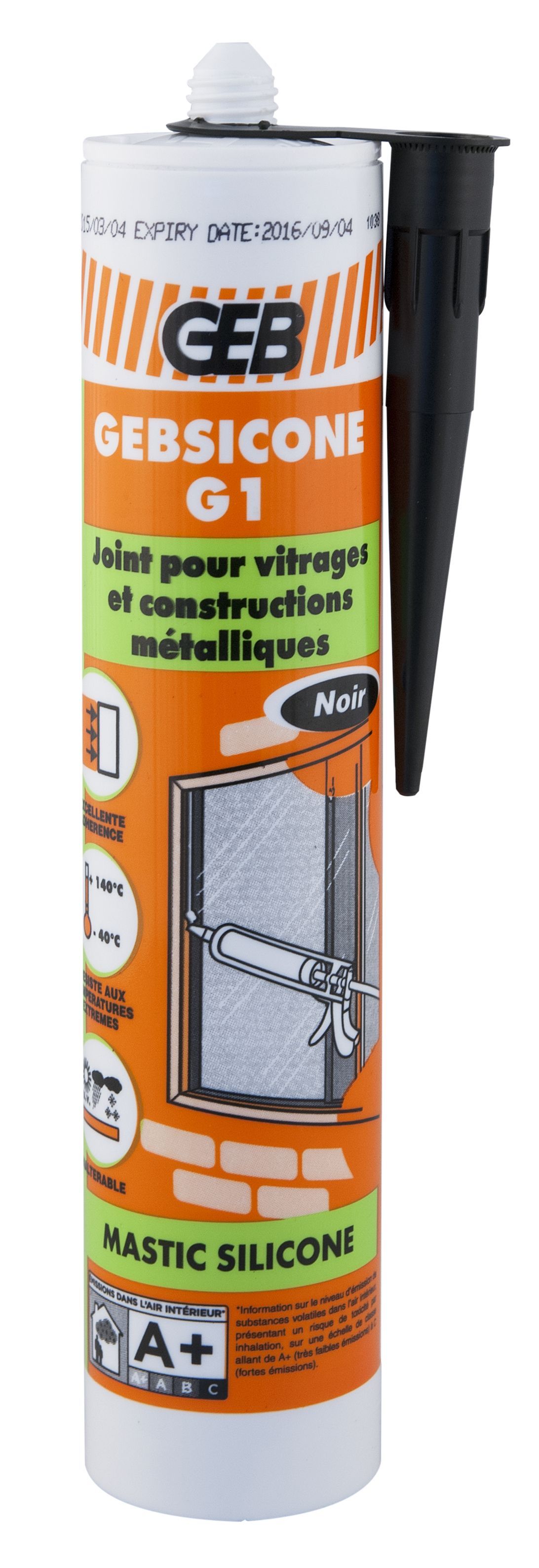 MASTIC GEBSICONE G NOIR 310ML