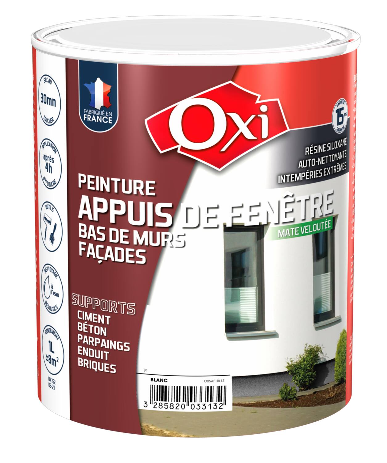 Peinture Appuis-Fenêtre 1L Blanc - OXI