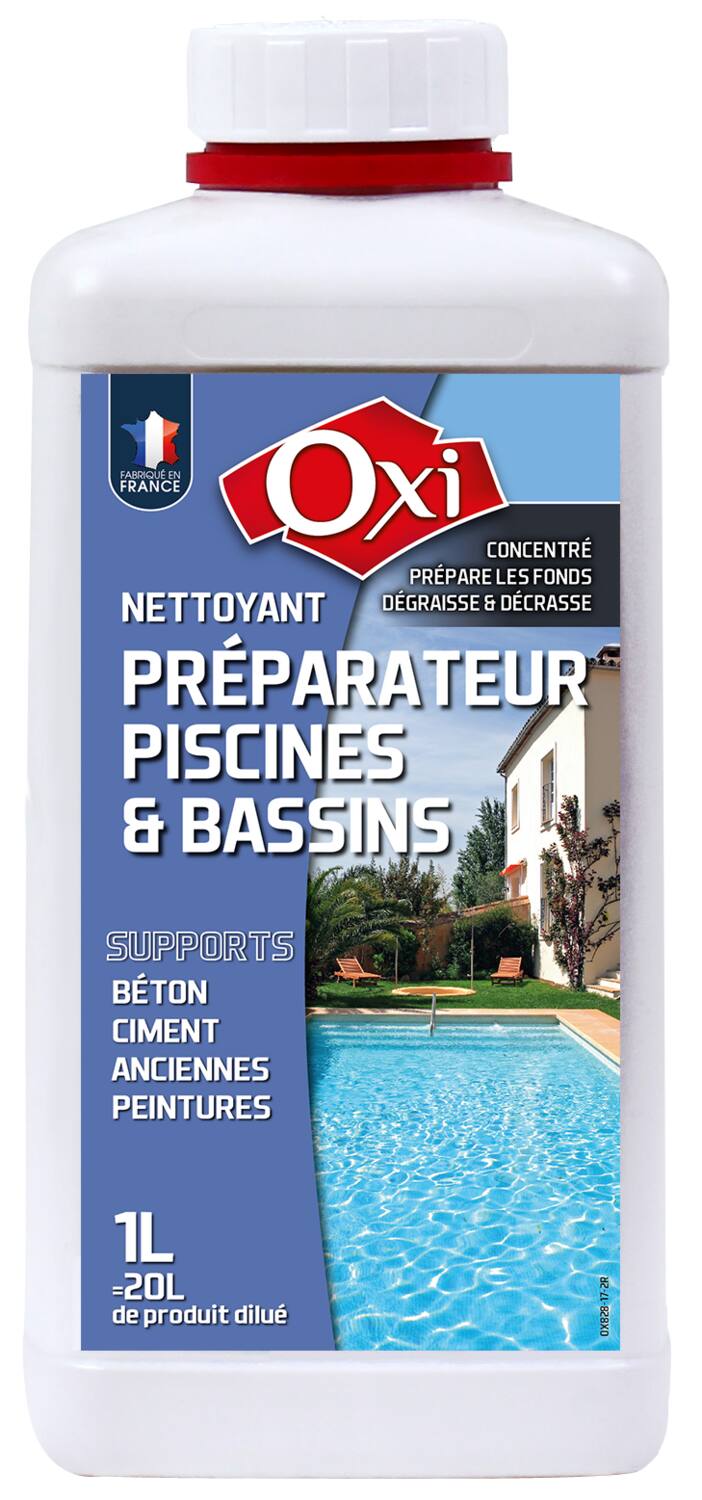 Nettoyant Préparateur Piscine Concentré 1L - OXI
