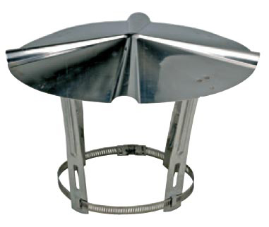Chapeau flexible chinois inox 153/180 - TEN