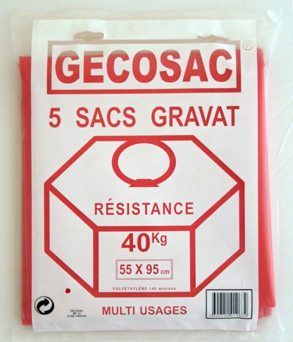 Sacs x5 gravats levée de charge 40 kg