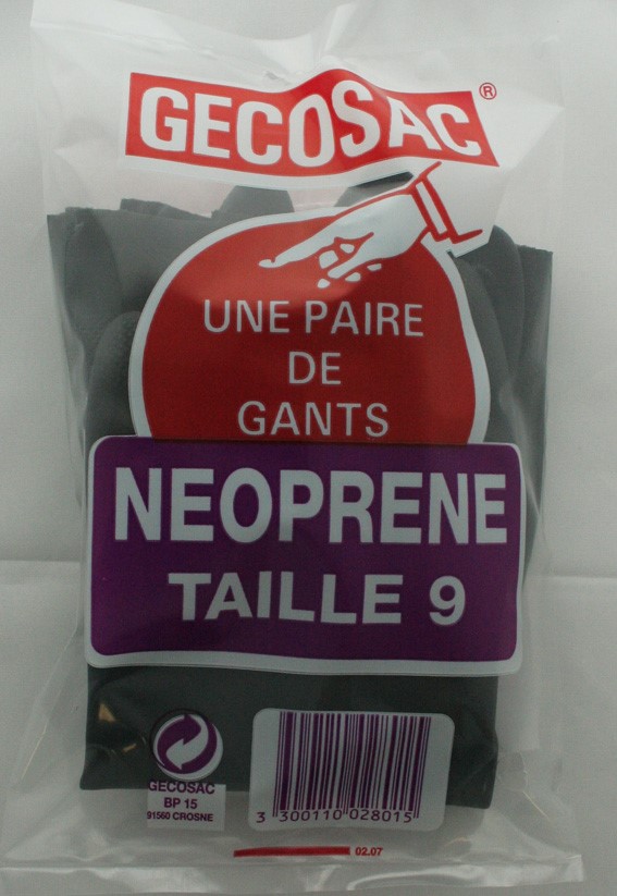 Paire de gants néoprène Taille 9