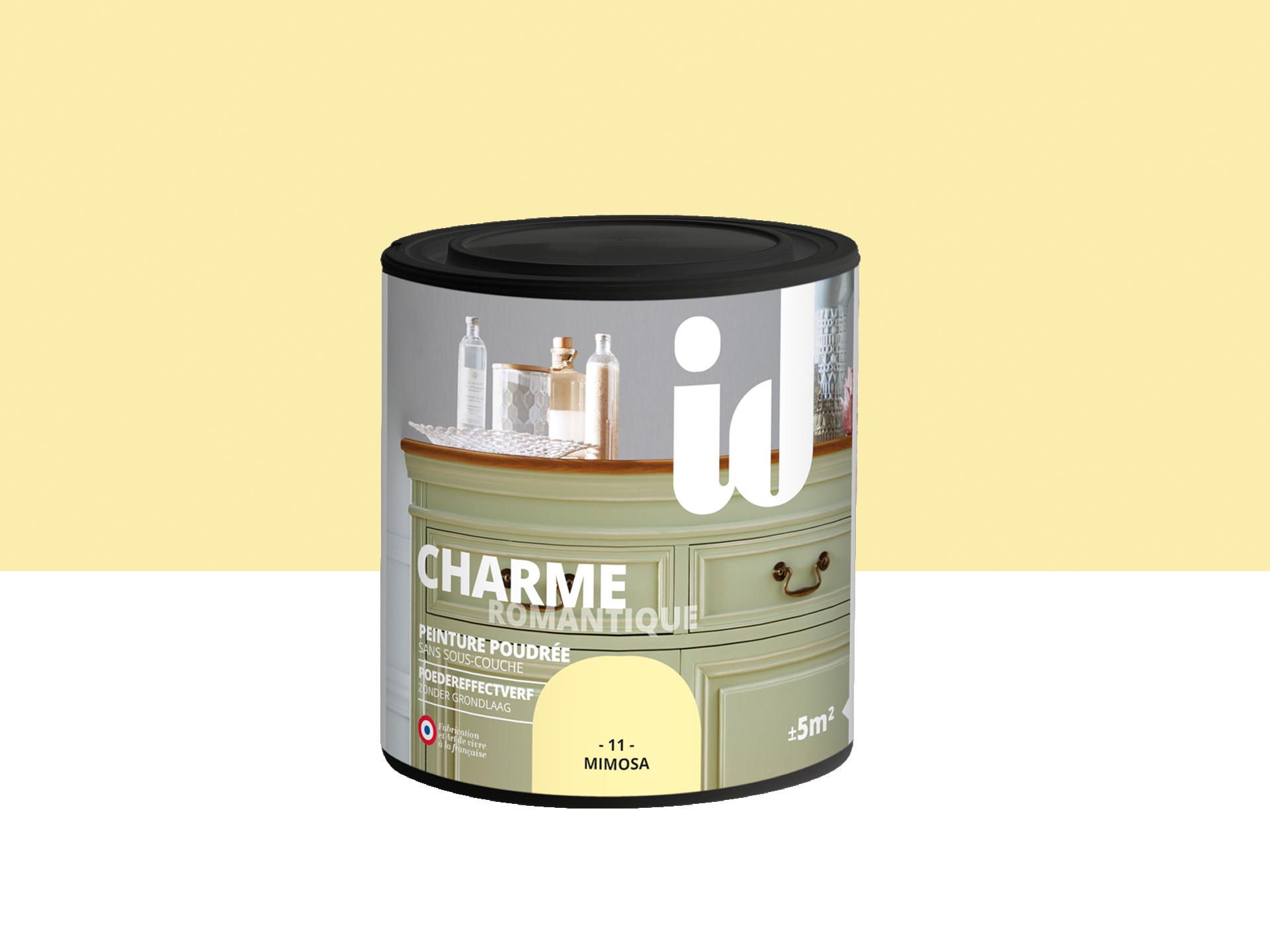 Peinture meubles Charme 500 ml mimosa