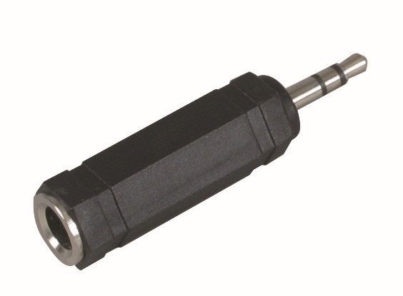Adaptateur audio jack 3,5mm mâle / 6,35mm femelle - FPE
