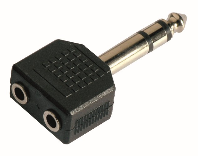 Adaptateur jack 6.35mm mâle stéréo