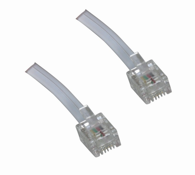 Cordon RJ11 mâle/mâle - 2m - FPE
