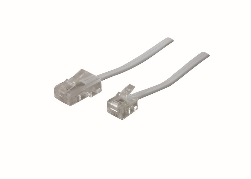 Cordon RJ45/RJ11 mâle/mâle - 5m - FPE