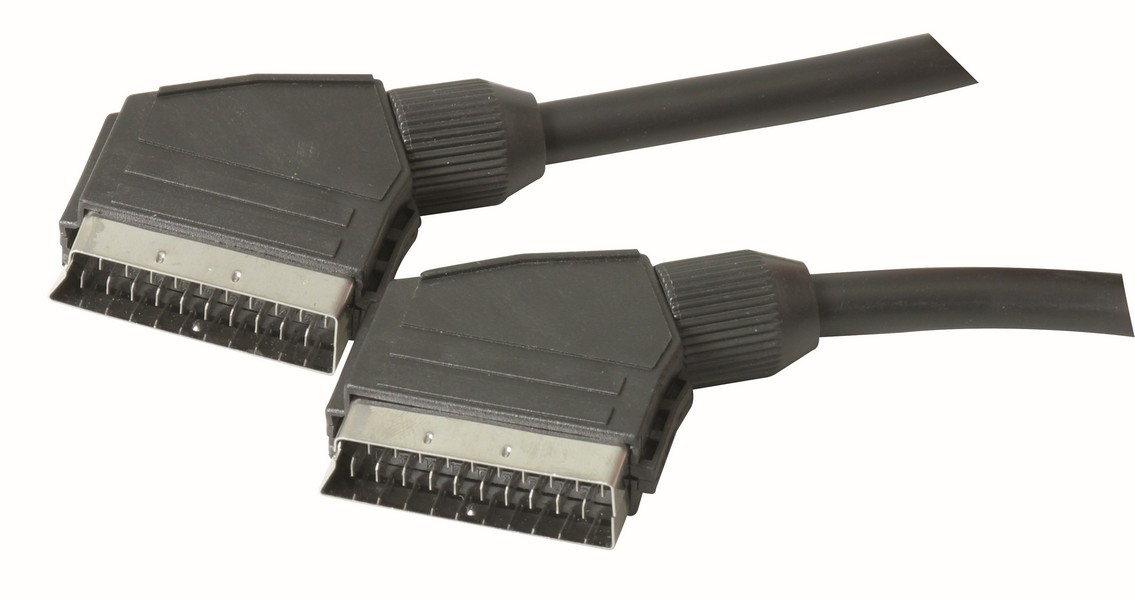Cordon péritel 21 broches - 0,8m - FPE