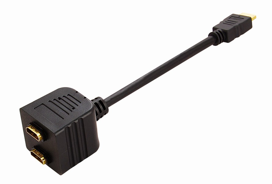 Adaptateur HDMI mâle vers 2 HDMI femelles - FPE