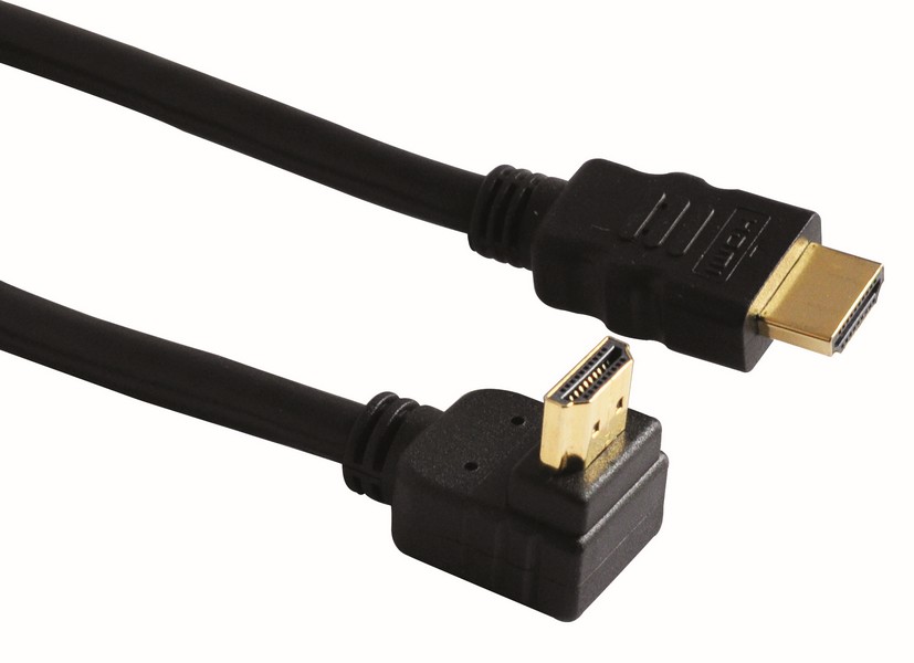Cordon hdmi 1 fiche 90° 2m