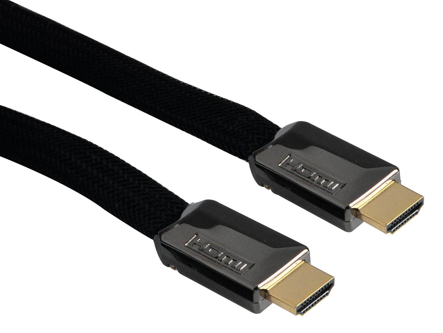 Cordon HDMI mâle/mâle plat - 1,5m - FPE