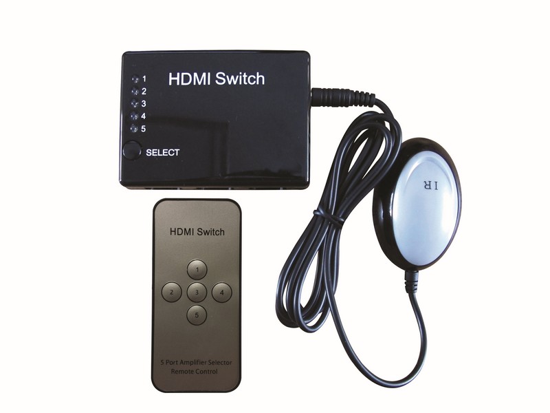 Boitier de commutation hdmi 5 entrées
