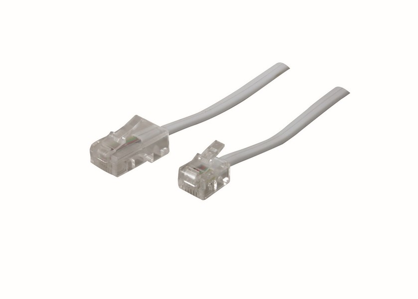 Cordon RJ45/RJ11 mâle/mâle - 10m - FPE