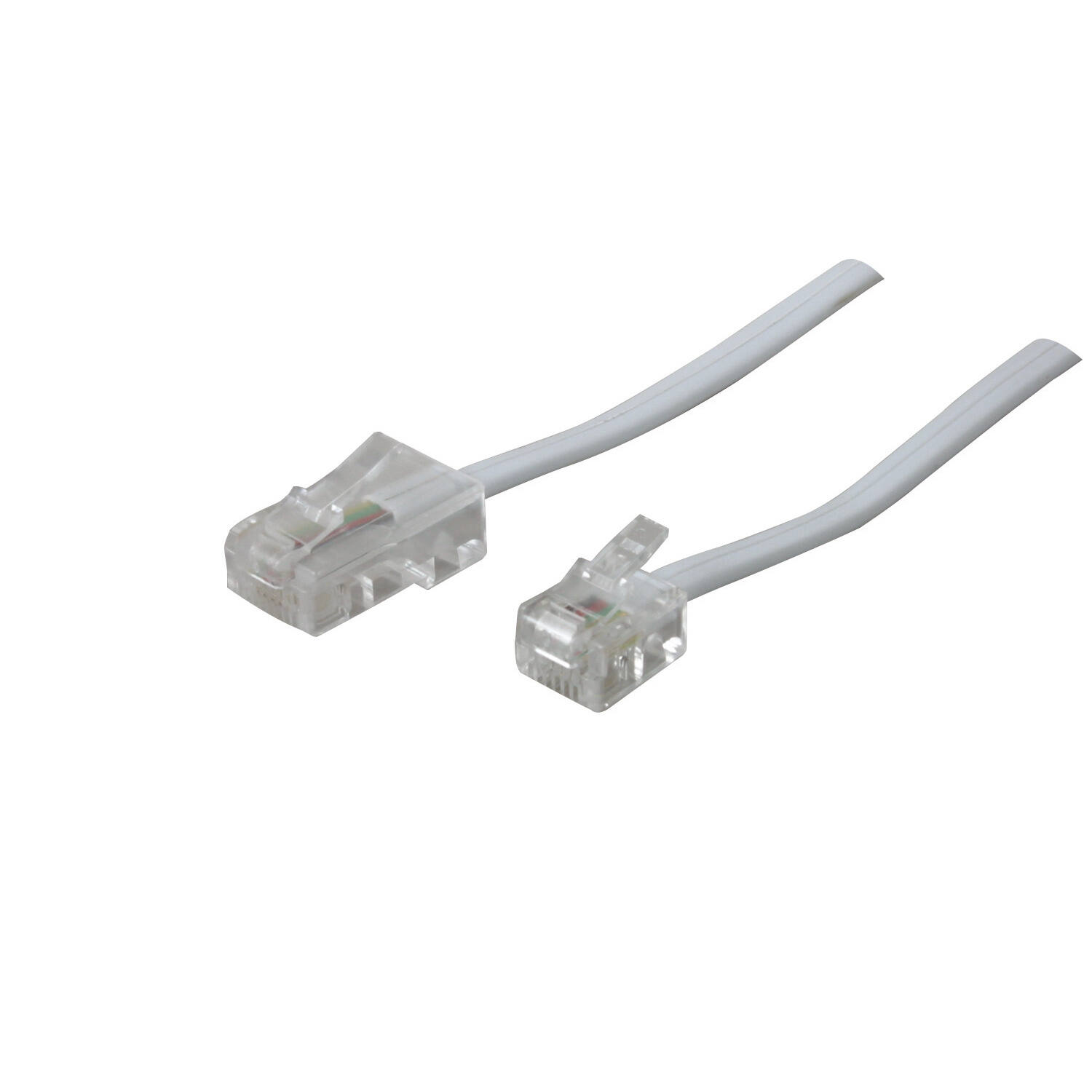 Cordon RJ45/RJ11 mâle/mâle - 1,80m - FPE