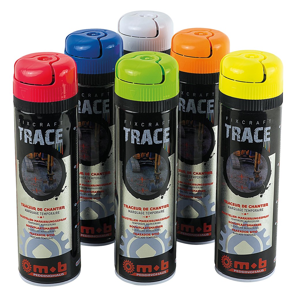 Bombre de traçage 500 mL rouge - MOB