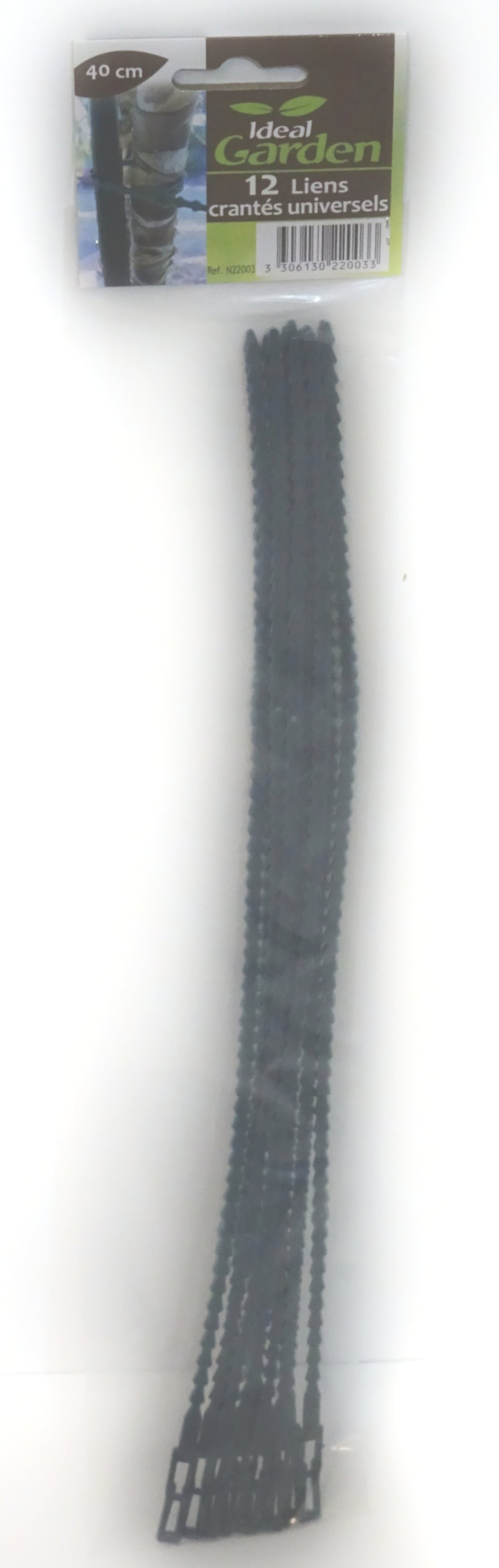 12 liens crantés universels 35 cm - IDEAL GARDEN